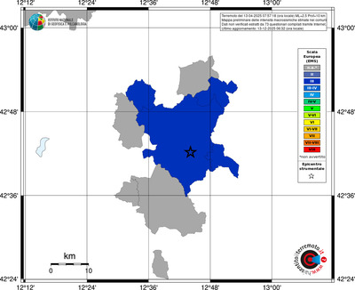 Mappa EMS - territori comuni