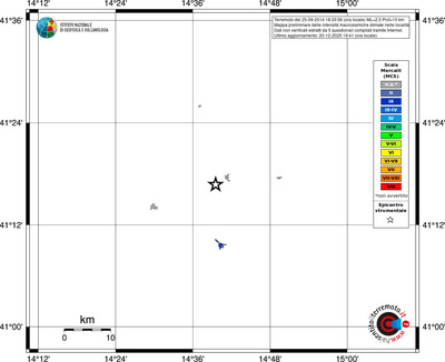 Mappa MCS - territori località