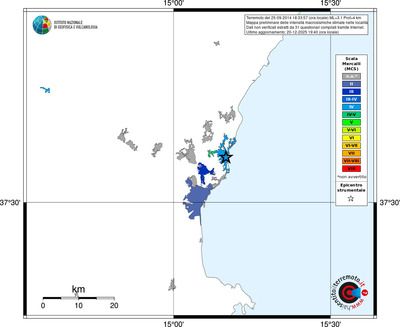 Mappa MCS - territori località