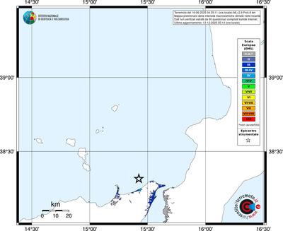 Mappa EMS - territori località