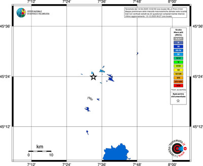 Mappa MCS - territori località