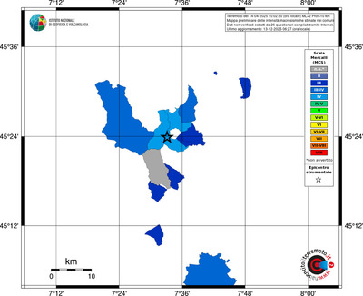 Mappa MCS - territori comuni