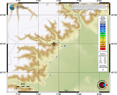 Mappa MCS - località