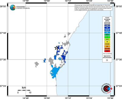 Mappa EMS - territori località