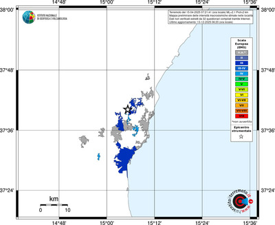 Mappa EMS - territori località