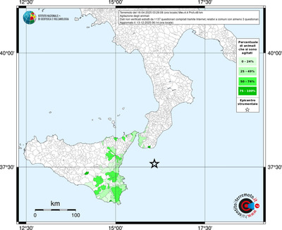 Mappa territorio comunale con almeno 3 questionari