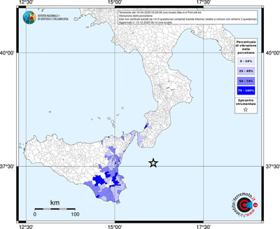 Mappa territorio comunale con almeno 3 questionari
