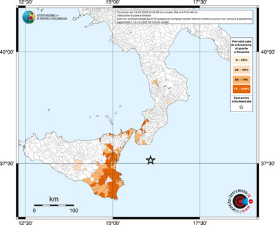Mappa territorio comunale con almeno 3 questionari