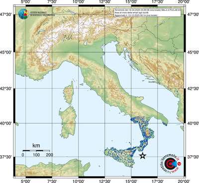 Area di invio delle email agli iscritti