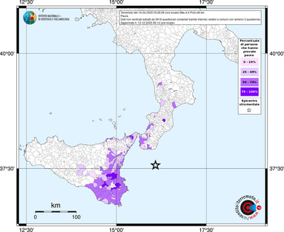 Mappa territorio comunale con almeno 3 questionari