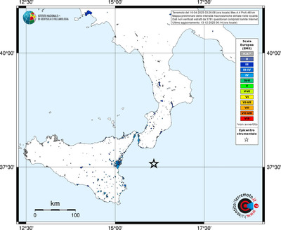 Mappa EMS - territori località
