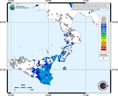 Mappa EMS - territori comuni