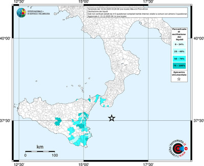 Mappa territorio comunale con almeno 3 questionari
