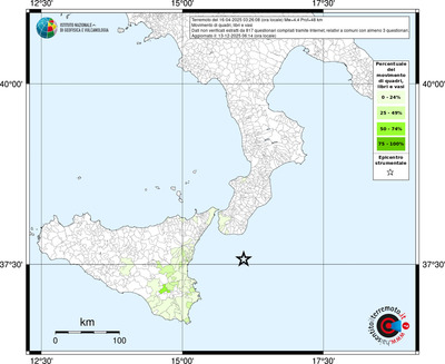 Mappa territorio comunale con almeno 3 questionari