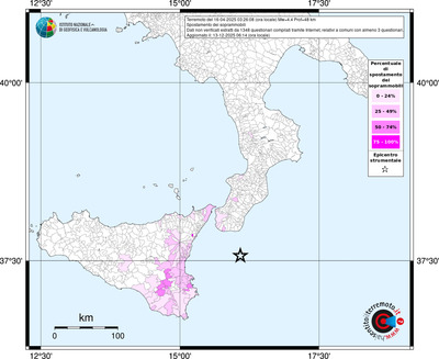 Mappa territorio comunale con almeno 3 questionari