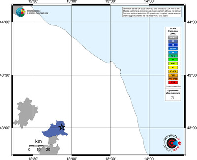 Mappa EMS - territori comuni