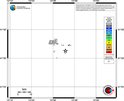 Mappa EMS - territori località