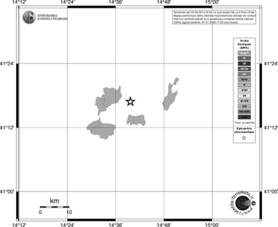 Mappa EMS - territori comuni