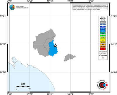 Mappa MCS - territori comuni