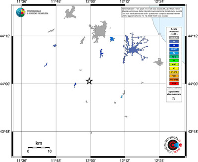 Mappa MCS - territori località