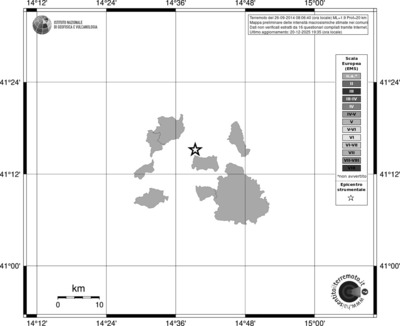 Mappa EMS - territori comuni