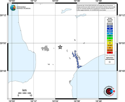 Mappa MCS - territori località