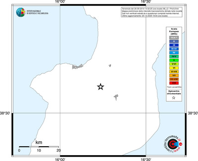 Mappa EMS - territori località