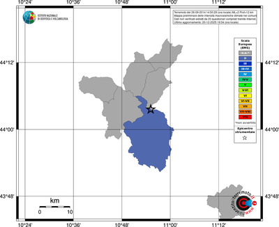 Mappa EMS - territori comuni