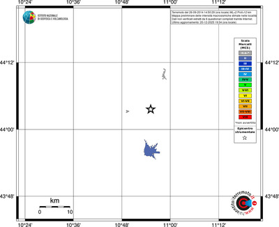 Mappa MCS - territori località