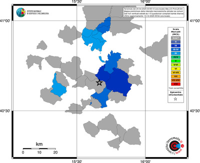 Mappa MCS - territori comuni
