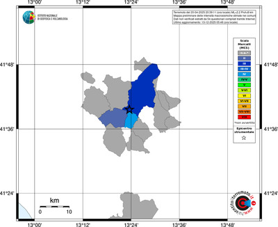 Mappa MCS - territori comuni