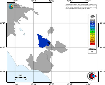 Mappa EMS - territori comuni