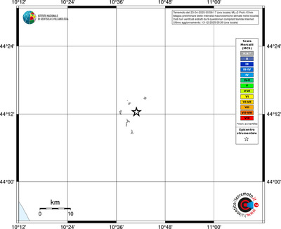 Mappa MCS - territori località