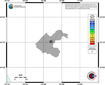 Mappa MCS - territori comuni