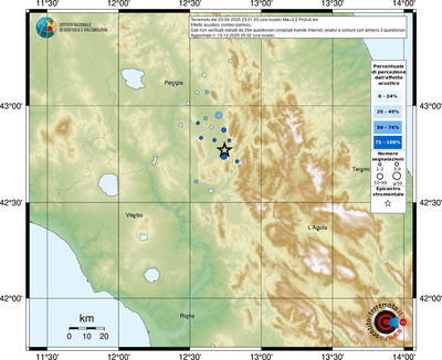 Mappa comuni con almeno 3 questionari