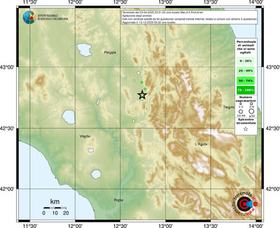 Mappa comuni con almeno 3 questionari