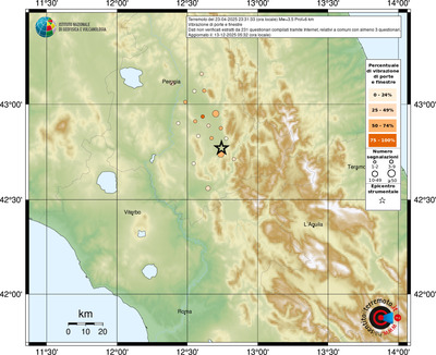 Mappa comuni con almeno 3 questionari