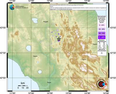 Mappa comuni con almeno 3 questionari