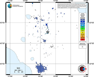 Mappa MCS - territori località