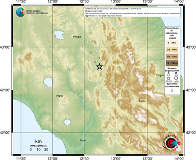 Mappa comuni con almeno 3 questionari