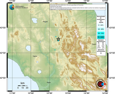 Mappa comuni con almeno 3 questionari