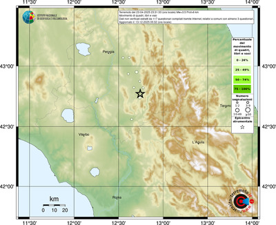 Mappa comuni con almeno 3 questionari