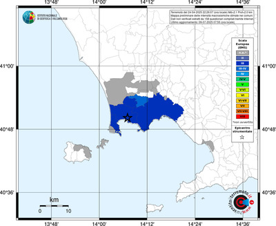 Mappa EMS - territori comunali