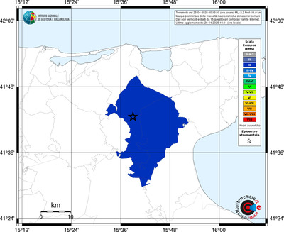 Mappa EMS - territori comunali