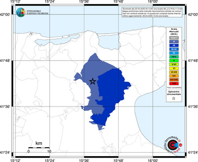 Mappa MCS - territori comunali