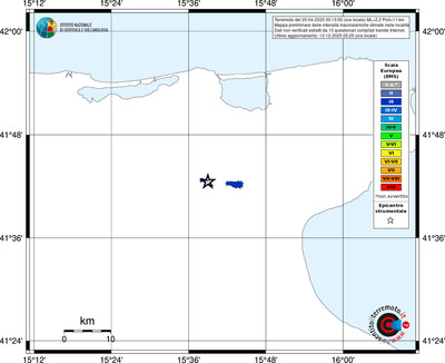 Mappa EMS - territori località
