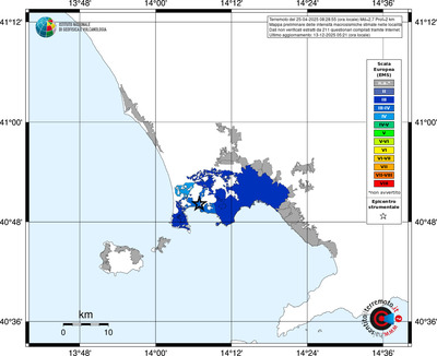 Mappa EMS - territori località