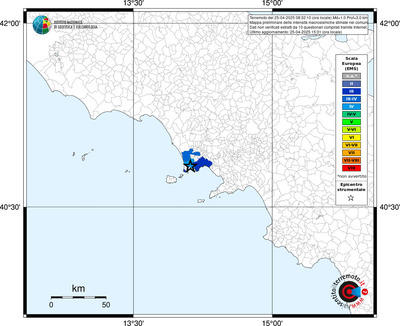 Mappa EMS - territori comunali