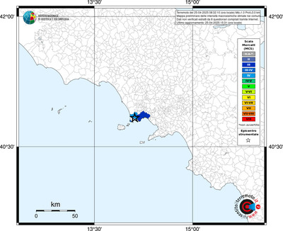 Mappa MCS - territori comunali
