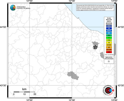Mappa MCS - territori comunali